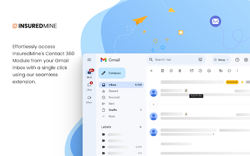 Insuredmine Gmail Extension from Chrome web store to be run with OffiDocs Chromium online Insuredmine Gmail Extension from Chrome web store to be run with OffiDocs Chromium online