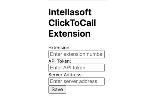 Intellasoft ClickToCall Extension from Chrome web store to be run with OffiDocs Chromium online Intellasoft ClickToCall Extension from Chrome web store to be run with OffiDocs Chromium online