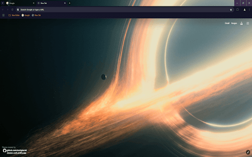 Interstellar Theme from Chrome web store to be run with OffiDocs Chromium online Interstellar Theme from Chrome web store to be run with OffiDocs Chromium online