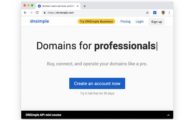 Is it DNSimple? from Chrome web store to be run with OffiDocs Chromium online Is it DNSimple? from Chrome web store to be run with OffiDocs Chromium online