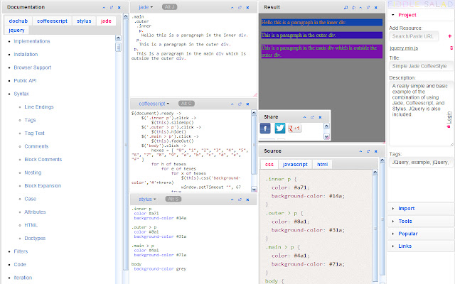 Jade Editor from Chrome web store to be run with OffiDocs Chromium online Jade Editor from Chrome web store to be run with OffiDocs Chromium online