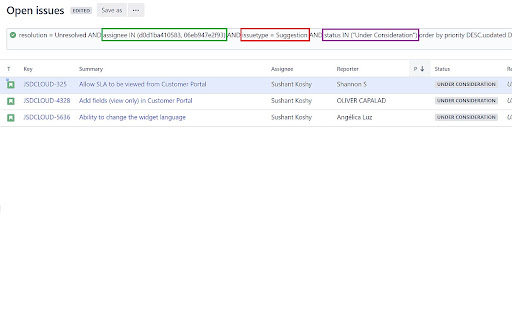 Jira Filter Assistant from Chrome web store to be run with OffiDocs Chromium online Jira Filter Assistant from Chrome web store to be run with OffiDocs Chromium online