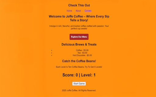 Joffe Coffee Extension from Chrome web store to be run with OffiDocs Chromium online Joffe Coffee Extension from Chrome web store to be run with OffiDocs Chromium online