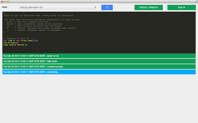 Johnny Five Chrome from Chrome web store to be run with OffiDocs Chromium online Johnny Five Chrome from Chrome web store to be run with OffiDocs Chromium online