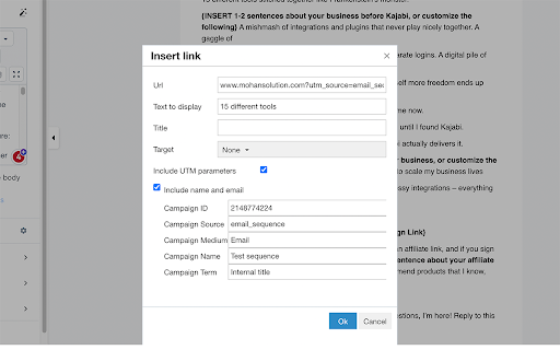 Kajabi Link Optimizer from Chrome web store to be run with OffiDocs Chromium online Kajabi Link Optimizer from Chrome web store to be run with OffiDocs Chromium online