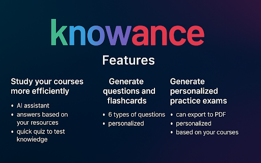 Knowvance from Chrome web store to be run with OffiDocs Chromium online Knowvance from Chrome web store to be run with OffiDocs Chromium online