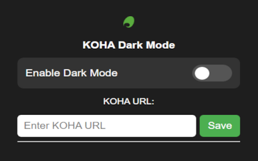 KOHA Staff Dark Mode from Chrome web store to be run with OffiDocs Chromium online KOHA Staff Dark Mode from Chrome web store to be run with OffiDocs Chromium online