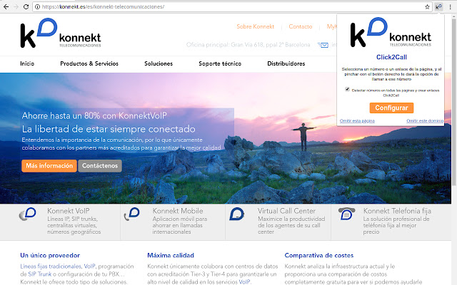 Konnekt Click2Call from Chrome web store to be run with OffiDocs Chromium online Konnekt Click2Call from Chrome web store to be run with OffiDocs Chromium online