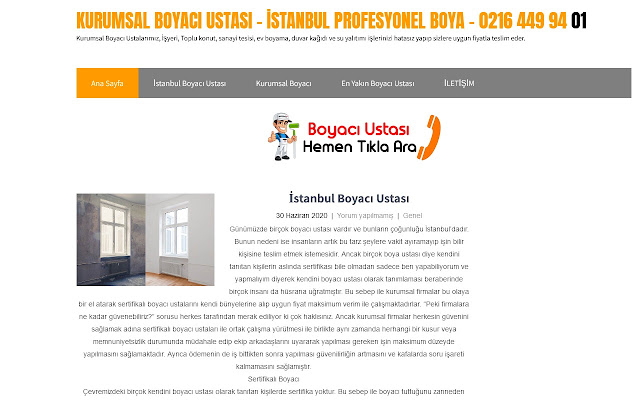 Kurumsal Boyacı Ustası from Chrome web store to be run with OffiDocs Chromium online Kurumsal Boyacı Ustası from Chrome web store to be run with OffiDocs Chromium online