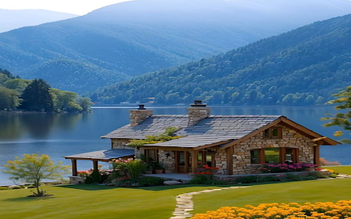Lake house wallpaper from Chrome web store to be run with OffiDocs Chromium online Lake house wallpaper from Chrome web store to be run with OffiDocs Chromium online