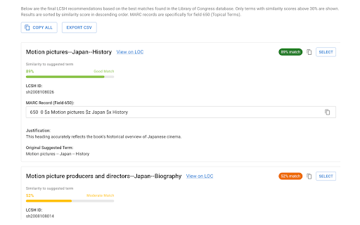 LCSH Recommendation Tool from Chrome web store to be run with OffiDocs Chromium online LCSH Recommendation Tool from Chrome web store to be run with OffiDocs Chromium online