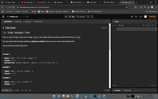 LeetCode Dark Mode from Chrome web store to be run with OffiDocs Chromium online LeetCode Dark Mode from Chrome web store to be run with OffiDocs Chromium online