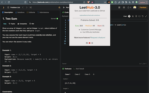 LeetHub 3.0 from Chrome web store to be run with OffiDocs Chromium online LeetHub 3.0 from Chrome web store to be run with OffiDocs Chromium online