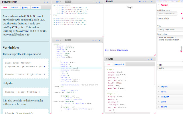 Less Editor from Chrome web store to be run with OffiDocs Chromium online Less Editor from Chrome web store to be run with OffiDocs Chromium online