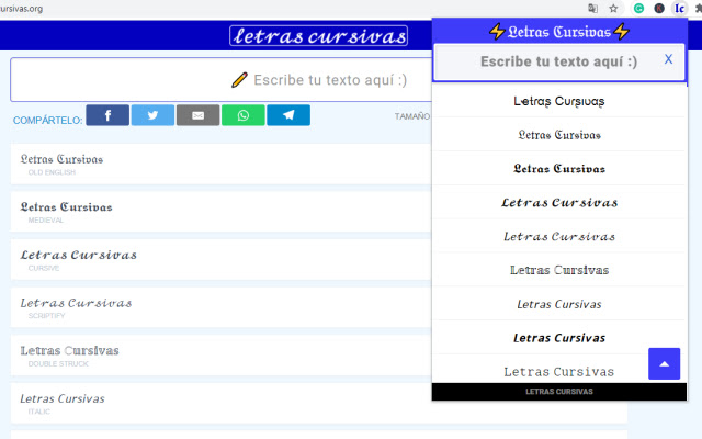 Letras Cursivas from Chrome web store to be run with OffiDocs Chromium online Letras Cursivas from Chrome web store to be run with OffiDocs Chromium online