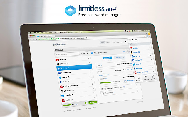 Limitlesslane Free Password Manager from Chrome web store to be run with OffiDocs Chromium online Limitlesslane Free Password Manager from Chrome web store to be run with OffiDocs Chromium online