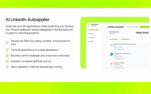 LinkedIn AutoApplier from Chrome web store to be run with OffiDocs Chromium online LinkedIn AutoApplier from Chrome web store to be run with OffiDocs Chromium online