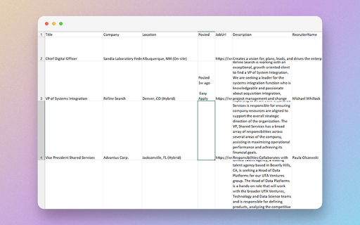 LinkedIn Saved Jobs Extractor from Chrome web store to be run with OffiDocs Chromium online LinkedIn Saved Jobs Extractor from Chrome web store to be run with OffiDocs Chromium online