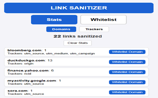 Link Sanitizer from Chrome web store to be run with OffiDocs Chromium online Link Sanitizer from Chrome web store to be run with OffiDocs Chromium online