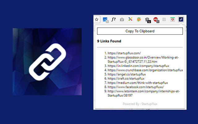 Link Xtractor from Chrome web store to be run with OffiDocs Chromium online Link Xtractor from Chrome web store to be run with OffiDocs Chromium online
