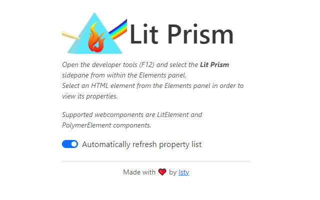 Lit Prism from Chrome web store to be run with OffiDocs Chromium online Lit Prism from Chrome web store to be run with OffiDocs Chromium online