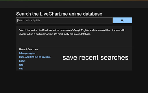 Livechart+ from Chrome web store to be run with OffiDocs Chromium online Livechart+ from Chrome web store to be run with OffiDocs Chromium online