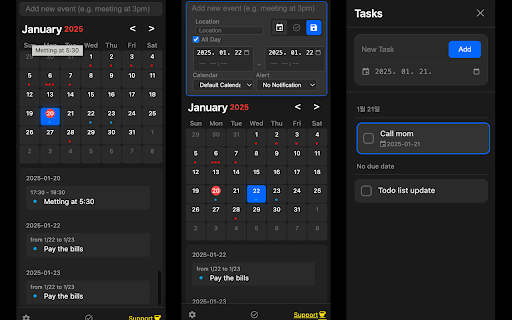 Magical Calendar for Google Calendar™ and Tasks from Chrome web store to be run with OffiDocs Chromium online Magical Calendar for Google Calendar™ and Tasks from Chrome web store to be run with OffiDocs Chromium online
