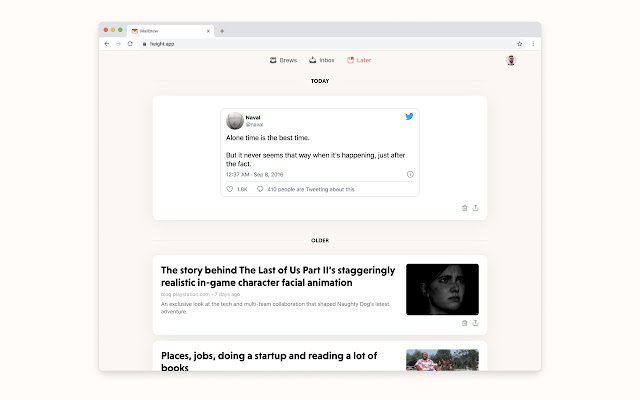 Mailbrew Read Later from Chrome web store to be run with OffiDocs Chromium online Mailbrew Read Later from Chrome web store to be run with OffiDocs Chromium online