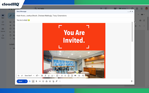 MailChimp Templates for Gmail™ by cloudHQ from Chrome web store to be run with OffiDocs Chromium online MailChimp Templates for Gmail™ by cloudHQ from Chrome web store to be run with OffiDocs Chromium online