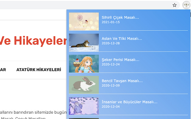 Masallar ve Hikayeler from Chrome web store to be run with OffiDocs Chromium online Masallar ve Hikayeler from Chrome web store to be run with OffiDocs Chromium online