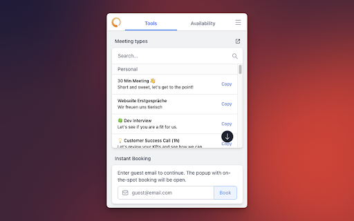 meetergo from Chrome web store to be run with OffiDocs Chromium online meetergo from Chrome web store to be run with OffiDocs Chromium online