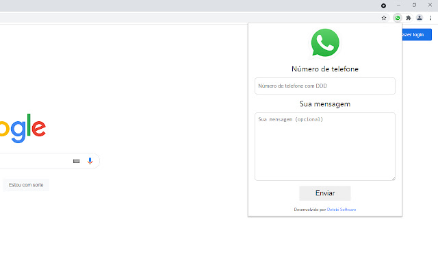 Mensagem direta a um número no WhatsApp Web from Chrome web store to be run with OffiDocs Chromium online Mensagem direta a um número no WhatsApp Web from Chrome web store to be run with OffiDocs Chromium online
