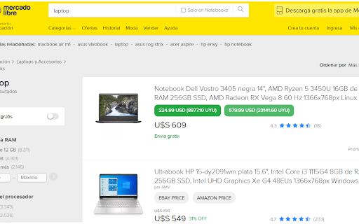 MercadoLibre Ebay from Chrome web store to be run with OffiDocs Chromium online MercadoLibre Ebay from Chrome web store to be run with OffiDocs Chromium online