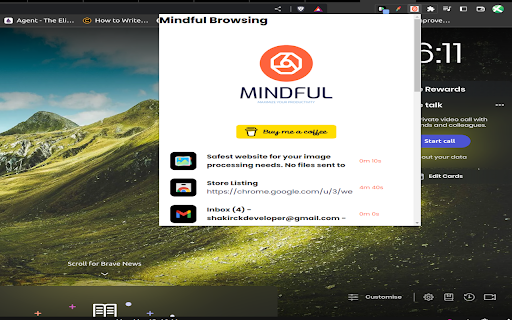 Mindful OnlineTimeKeeper from Chrome web store to be run with OffiDocs Chromium online Mindful OnlineTimeKeeper from Chrome web store to be run with OffiDocs Chromium online