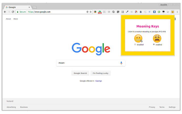 Moaning Keys from Chrome web store to be run with OffiDocs Chromium online Moaning Keys from Chrome web store to be run with OffiDocs Chromium online