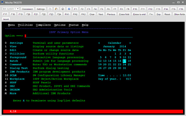 Mocha TN3270 from Chrome web store to be run with OffiDocs Chromium online Mocha TN3270 from Chrome web store to be run with OffiDocs Chromium online