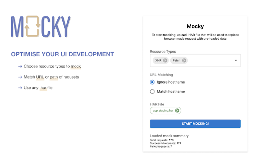 Mocky from Chrome web store to be run with OffiDocs Chromium online Mocky from Chrome web store to be run with OffiDocs Chromium online