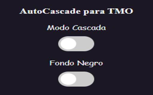 Modo AutoCascade para TMO from Chrome web store to be run with OffiDocs Chromium online Modo AutoCascade para TMO from Chrome web store to be run with OffiDocs Chromium online