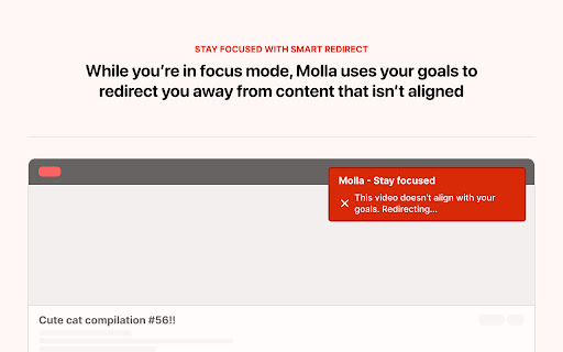 Molla Stay focused and block distractions from Chrome web store to be run with OffiDocs Chromium online Molla Stay focused and block distractions from Chrome web store to be run with OffiDocs Chromium online