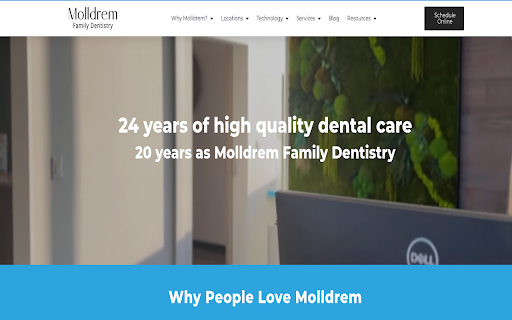 Molldrem Family Dentistry from Chrome web store to be run with OffiDocs Chromium online Molldrem Family Dentistry from Chrome web store to be run with OffiDocs Chromium online