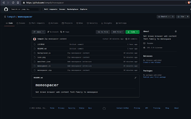 Monospacer from Chrome web store to be run with OffiDocs Chromium online Monospacer from Chrome web store to be run with OffiDocs Chromium online