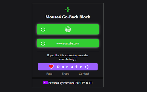 Mouse4 Go Back Block from Chrome web store to be run with OffiDocs Chromium online Mouse4 Go Back Block from Chrome web store to be run with OffiDocs Chromium online