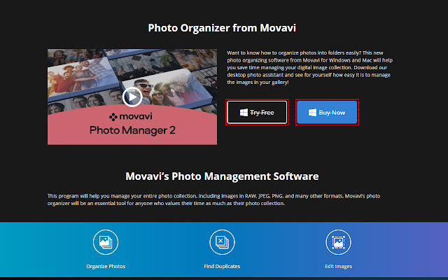 Movavi Photo Manager from Chrome web store to be run with OffiDocs Chromium online Movavi Photo Manager from Chrome web store to be run with OffiDocs Chromium online