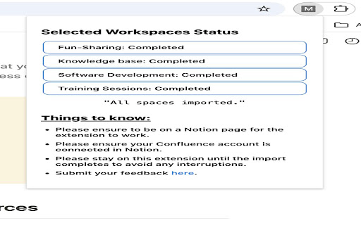 Multi select Confluence Workspaces to import into Notion from Chrome web store to be run with OffiDocs Chromium online Multi select Confluence Workspaces to import into Notion from Chrome web store to be run with OffiDocs Chromium online