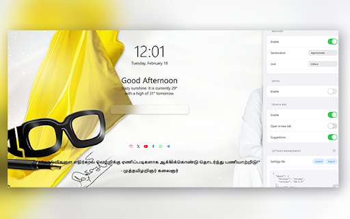 Muthamizh Arignar Advanced from Chrome web store to be run with OffiDocs Chromium online Muthamizh Arignar Advanced from Chrome web store to be run with OffiDocs Chromium online