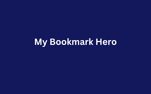 My Bookmarks hero from Chrome web store to be run with OffiDocs Chromium online My Bookmarks hero from Chrome web store to be run with OffiDocs Chromium online