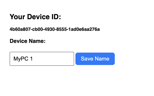 My Device ID from Chrome web store to be run with OffiDocs Chromium online My Device ID from Chrome web store to be run with OffiDocs Chromium online