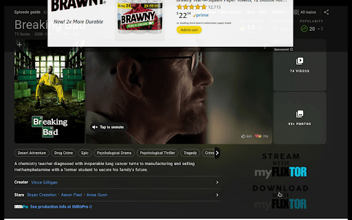MyFlixTor | Movies Streaming Download App from Chrome web store to be run with OffiDocs Chromium online MyFlixTor | Movies Streaming Download App from Chrome web store to be run with OffiDocs Chromium online