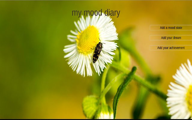 My mood diary v1 from Chrome web store to be run with OffiDocs Chromium online My mood diary v1 from Chrome web store to be run with OffiDocs Chromium online