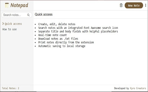 Mynotes Simple Stylish Notepad Extension from Chrome web store to be run with OffiDocs Chromium online Mynotes Simple Stylish Notepad Extension from Chrome web store to be run with OffiDocs Chromium online